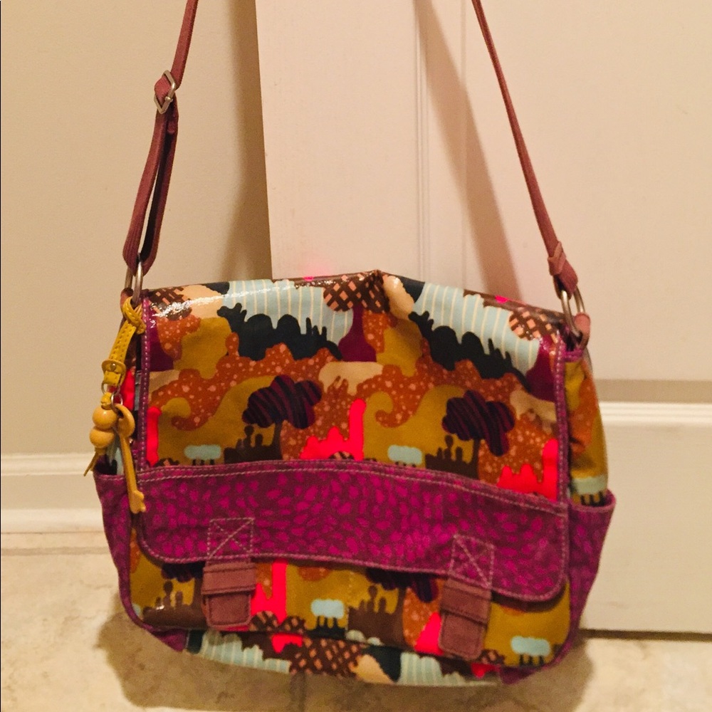 Fossil key-per messenger bag